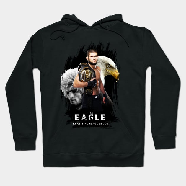 Eagle Khabib Hoodie by RetroVania